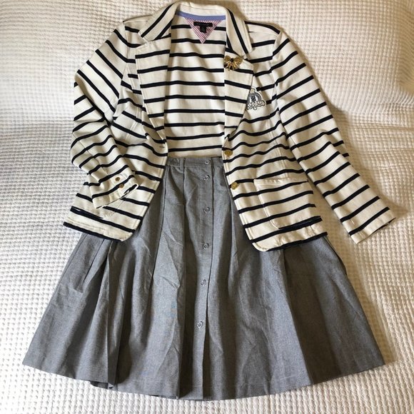 Modcloth Moon Living the Dream Grey Chambray Skirt XL NWT - Picture 10 of 10